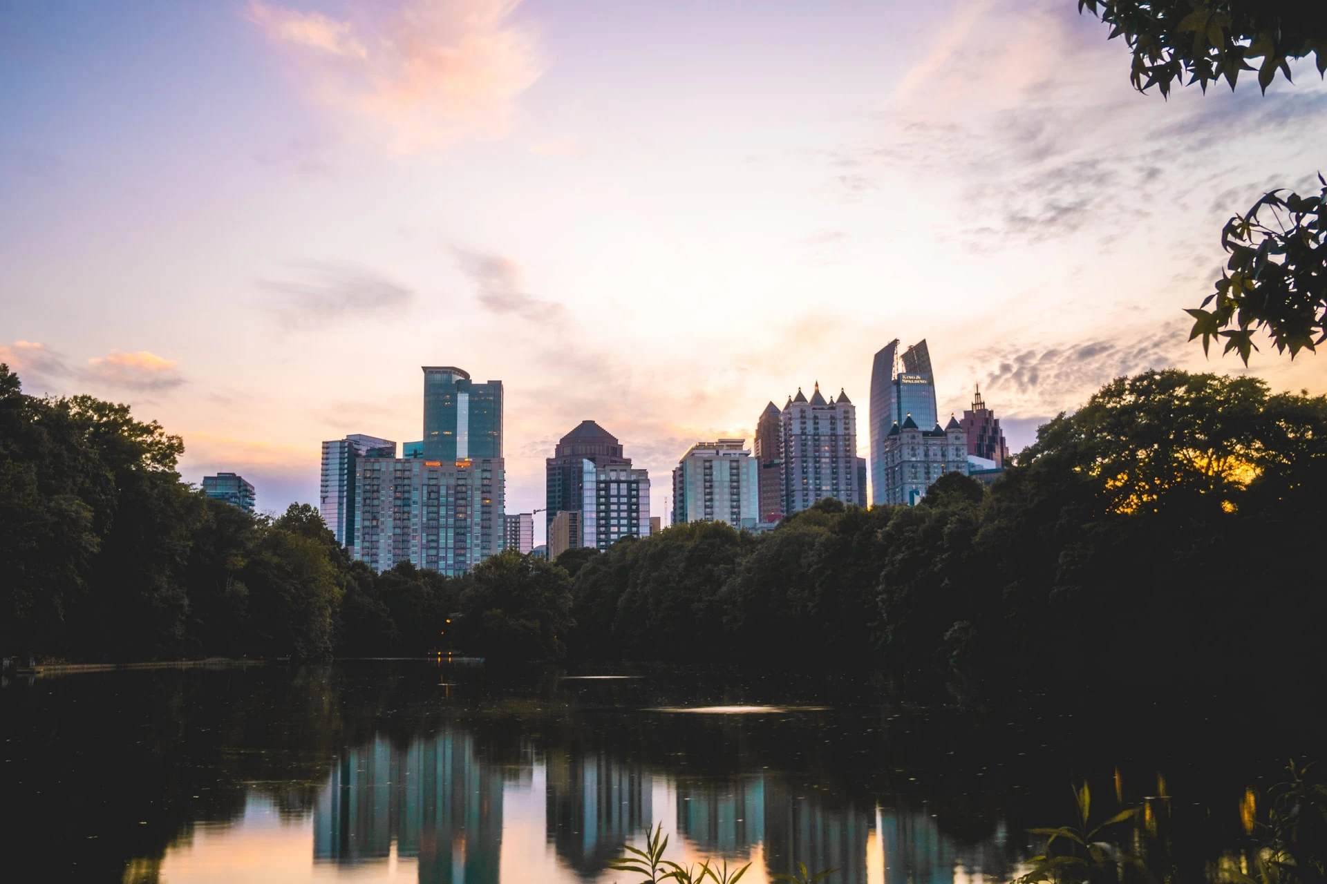 Central Atlanta city panorama