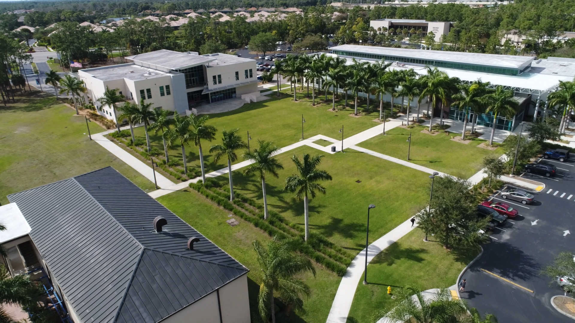 The campus of Florida Gulf Coast University in Southwest Florida
