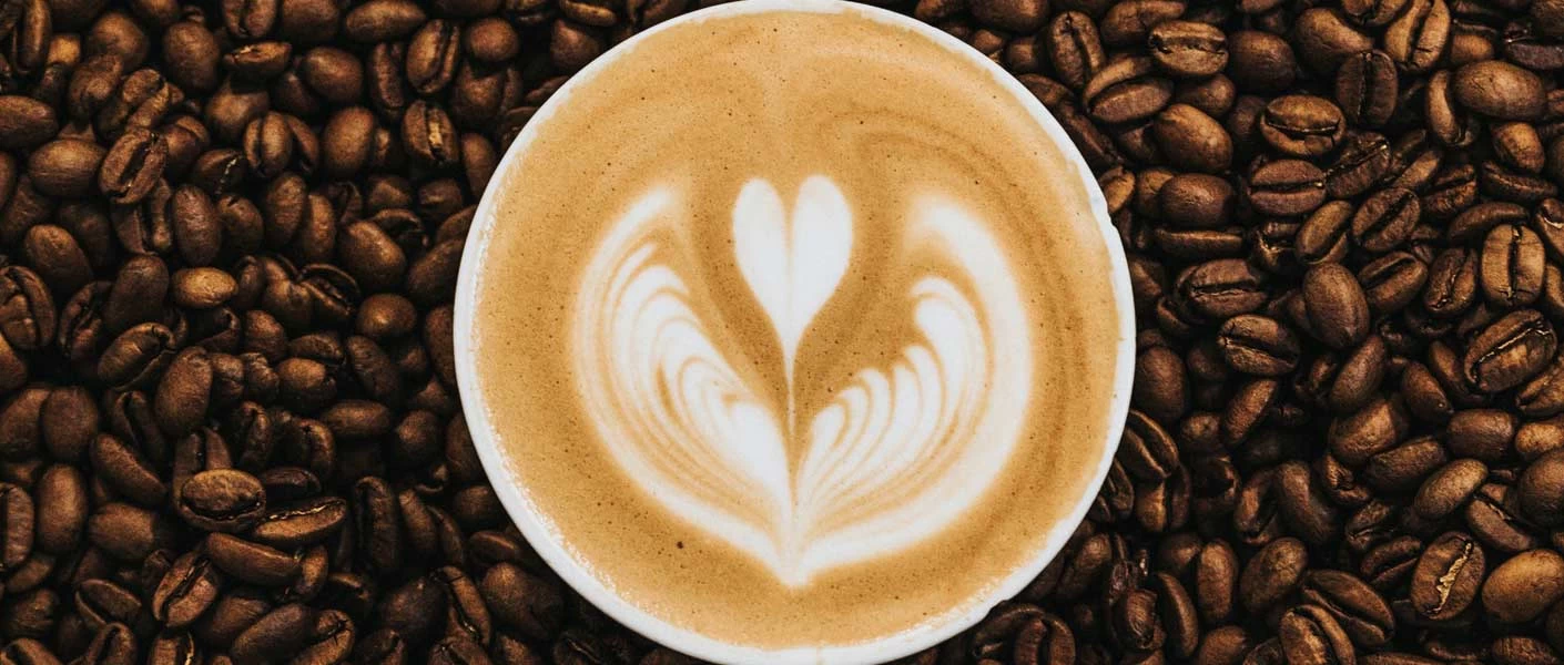 image of cup of coffee in Central Atlanta coffe shop