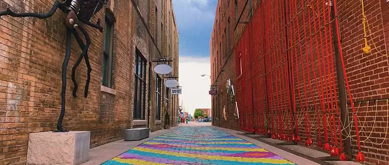 image of gallery alley in Wichita