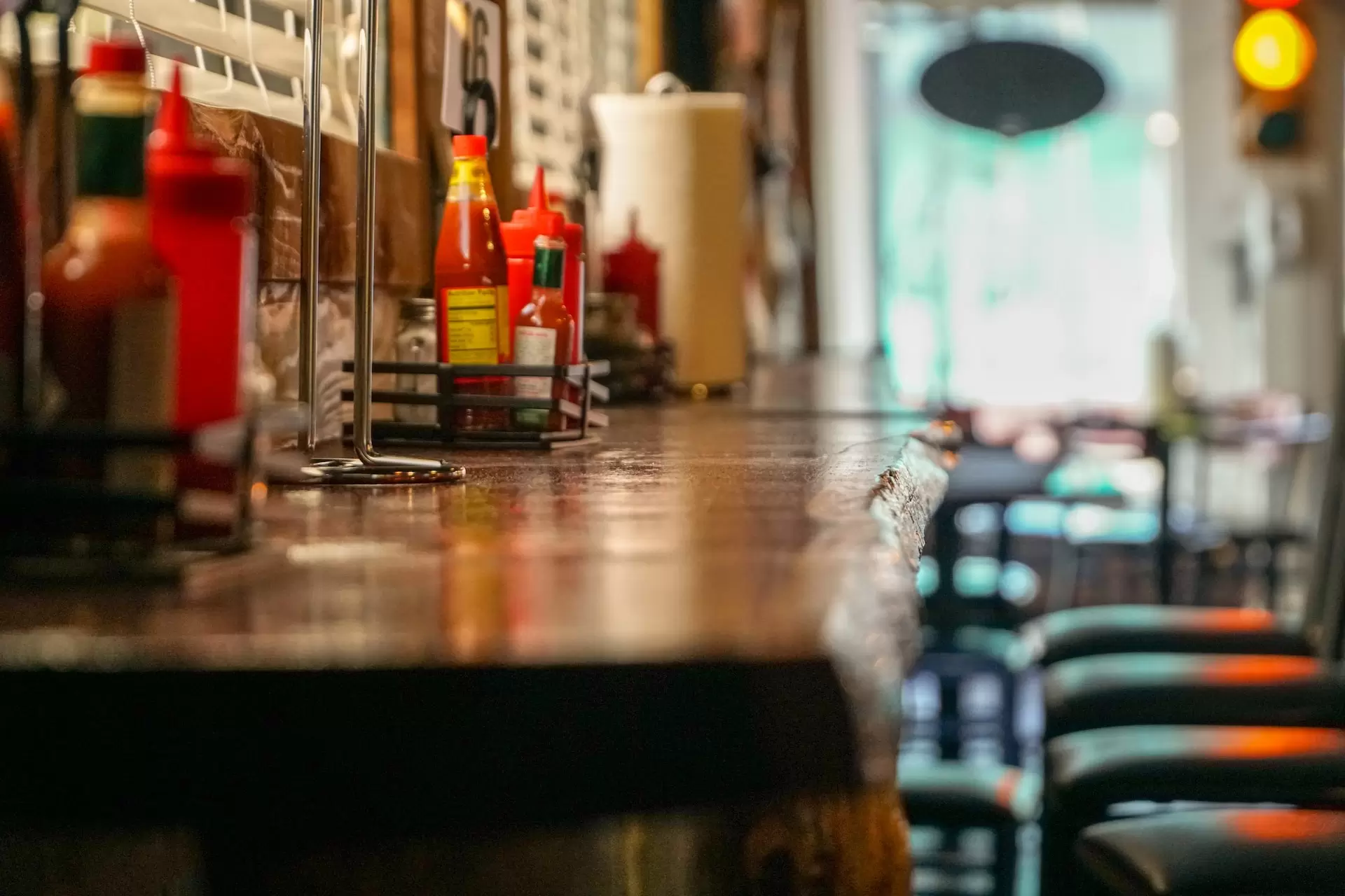 image of table top at Azle TX bar
