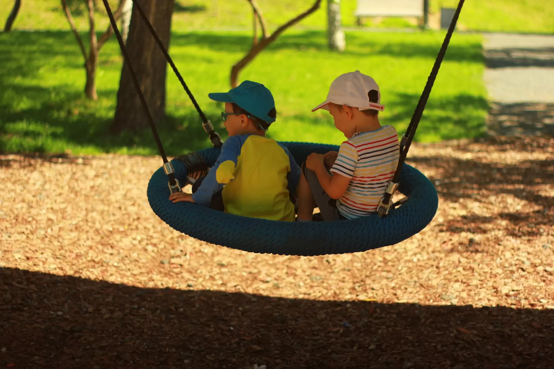 kids playing in the park in Sterling Heights