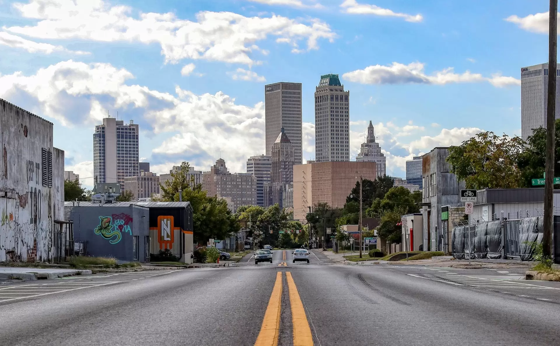 downtown Tulsa street