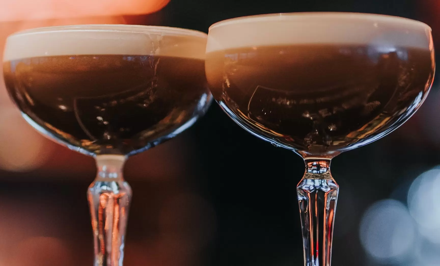 espresso martini at the bar in New Braunfels Texas